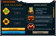 The interface for bonds