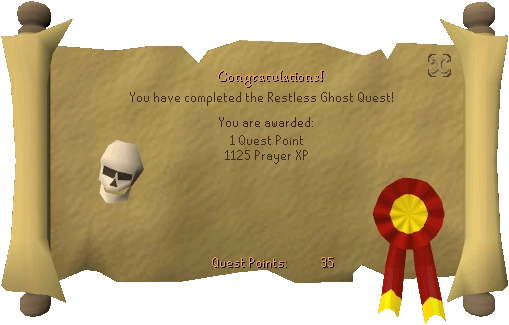 The Restless Ghost | RuneScape Wiki | Fandom