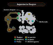 Asgarnian Ice Dungeon map