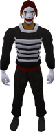 Mime clothing equipped