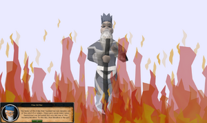 Wise Old Man in Defender of Varrock