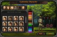 Customising your character