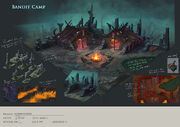 Bandit Camp concept art