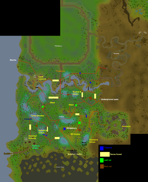 Tirannwn routes