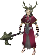 Ikadia the Exile, level 126, only during Birthright of the Dwarves