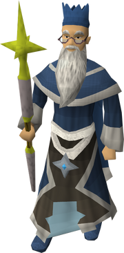 Wise Old Man (Saradomin staff)