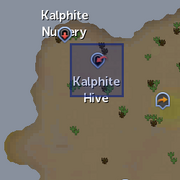 Kalphite Hive entrance location