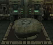 The Runecrafting altar in the Abandoned floors.