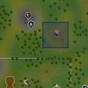 The location of the nature altar teleport.