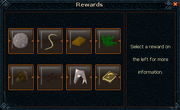 Temple trekking reward interface