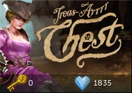 Treasure Hunter lobby button during Talk like a pirate promo