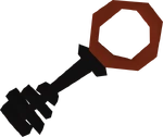 Black key red detail