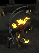 A tormented demon's Melee attack.