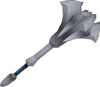 White mace detail