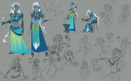 Concept art of the main character