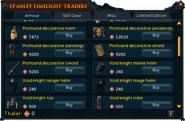 A thinner version of the previous interface (e.g. Stanley Limelight Traders)