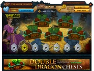 The interface during the double dragon chests promotion