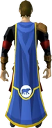 A player wearing a Varrock herald cape