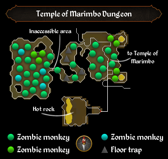 Temple of Marimbo Dungeon map