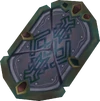 Restored shield detail