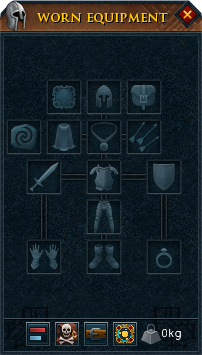 Worn equipment interface