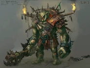 Early concept art of Bandos.