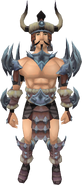 Barbarian outfit (male) equipped