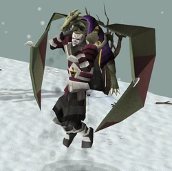 Strisath lifts Lucien, who then smashes him down.