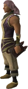 A player wielding the Necrofelinomicon