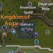 The Gamers' Grotto north of Falador