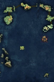 The Pincers region. Kei Pi and the Glittercaves are visible in the bottom-left corner.