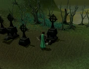 A grave opens a dungeon!