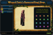 Wizard Finix's Runecrafting Shop (Recolour)