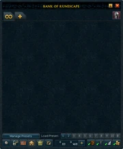 Players can store  and most other  in the bank