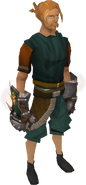 A player wielding the Orkish claws