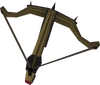 Black crossbow detail