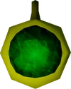 Emerald amulet (unstrung) detail