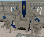 Saradomin's throne in the White Knights' Castle
