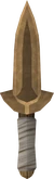 Bronze dagger detail