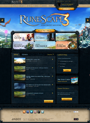 Runescape homepage