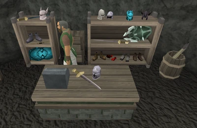 Fist of Guthix shop