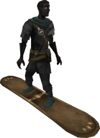 Snowboard (tier 1) equipped