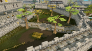 Varrock palace courtyard