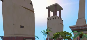 NXT Volumetric Lighting Off.png (463 KB) Menaphos watchtowers with volumetric lighting "off"