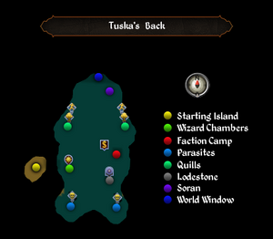 Tuska's Back map