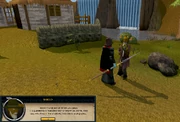 Speaking to, Rasolo the merchant.