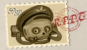 Postie pete stamp