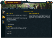 Community (Valkyrie's Return) interface 3