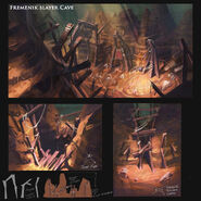 Concept art of the dungeon.