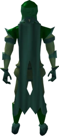 Lunar cape (green) equipped